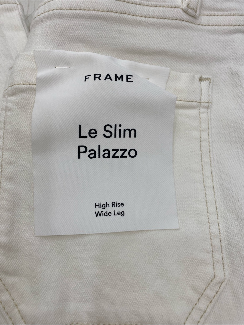 Frame Denim white Wide-Leg Jeans - Picture 4 of 4